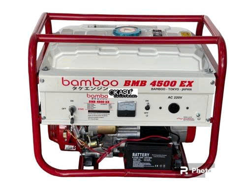 may phat dien chay xang 3.5kw bamboo bmb 4500ex (de) hinh 0