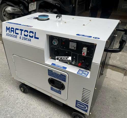 may phat dien chay dau 6kva mactool xdg-625e hinh 0