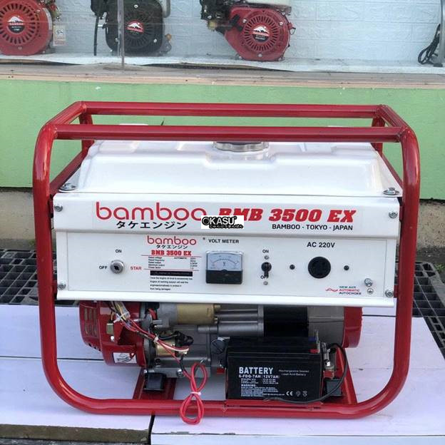 may phat dien chay xang 3kw bamboo bmb 3500ex hinh 0