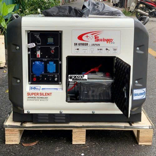 may phat dien 6kw shinko sk6700sn (sieu chong on) hinh 0