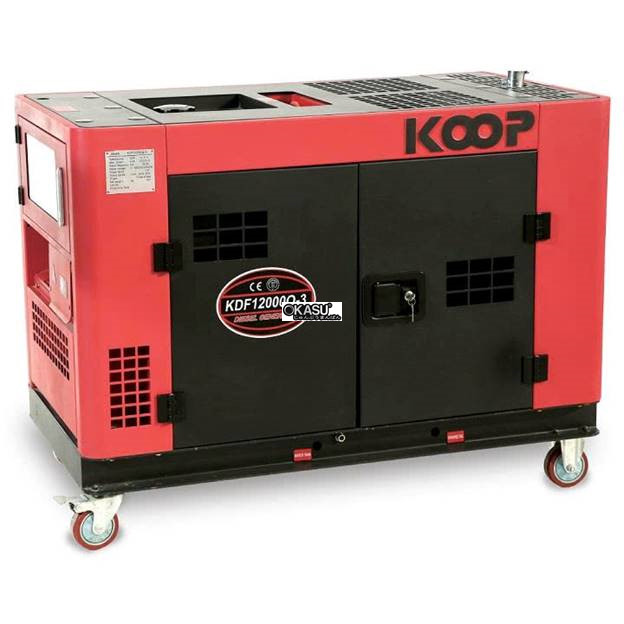 may phat dien chay dau 12kva koop kdf12000q-3 hinh 0