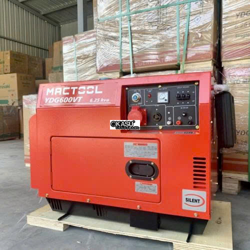 may phat dien chay dau 5kw mactool ydg600vt (3 pha) hinh 0
