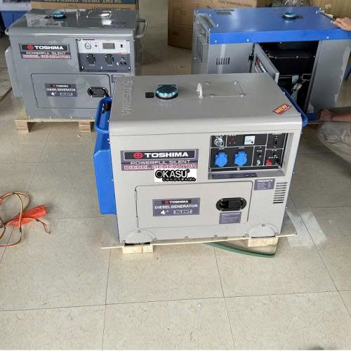 may phat dien 6kw toshima t7500de (chong on) hinh 0