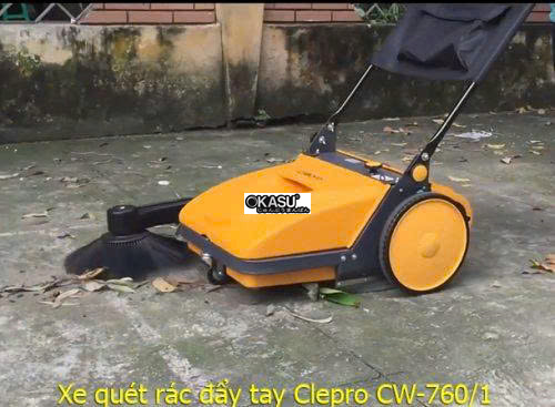 xe quet rac day tay clepro cw-760/1 hinh 0