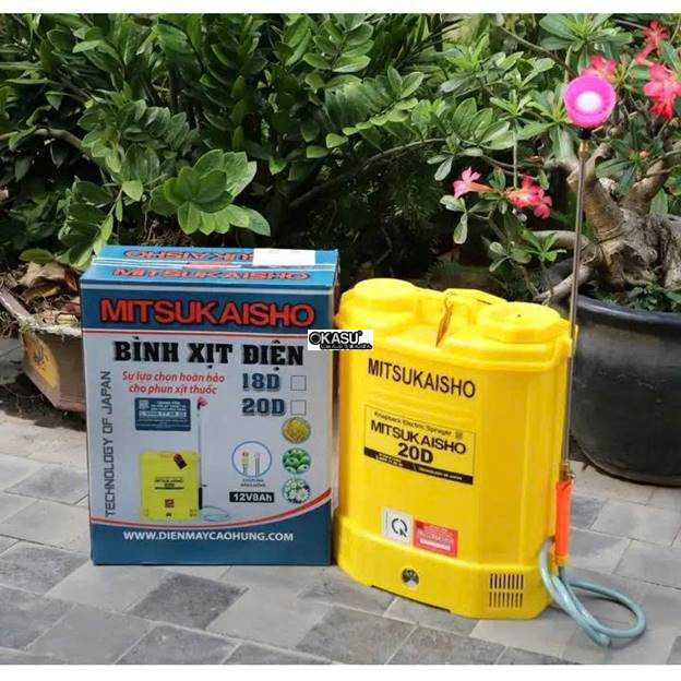 binh phun xit dien 20l mitsukaisho 20d hinh 0