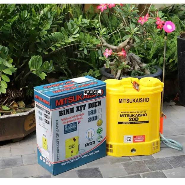 binh xit dien phun thuoc 20l mitsukaisho 20d-2 (bom doi) hinh 0