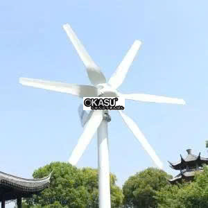 tuabin gio truc ngang 3 pha ac 12v, 24v, 48v, cong suat 600w, 3.5 canh, co bo dieu khien mppt hinh 1