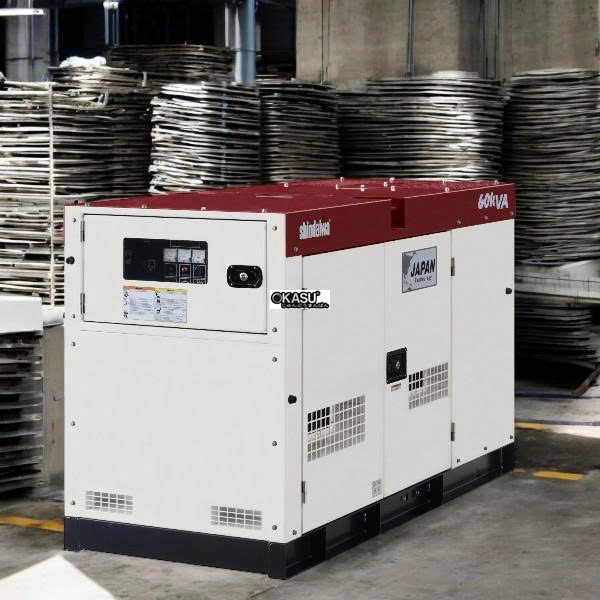 may phat dien shindaiwa nhat ban 50kva(37.5kw) dg60mi-400 hinh 0