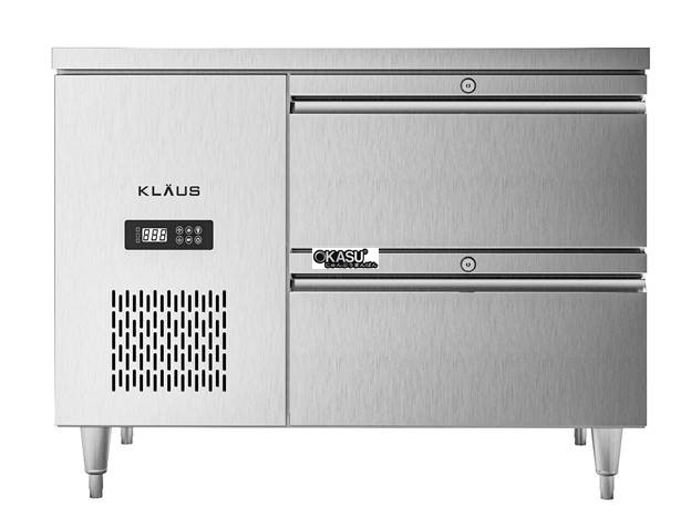 ban dong inox 2 ngan keo klaus kdf-2.1-1n hinh 0