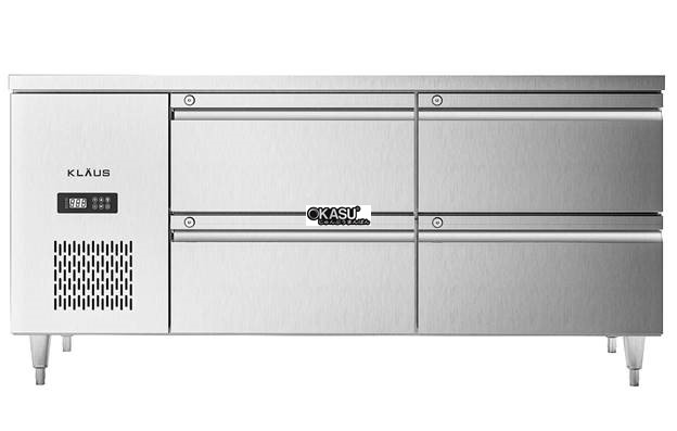 ban mat inox 4 ngan keo klaus kdc-2.1-2n hinh 0