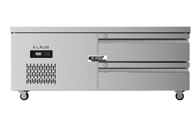 ban mat 2 ngan keo inox klaus kbu-2.1-2 hinh 0