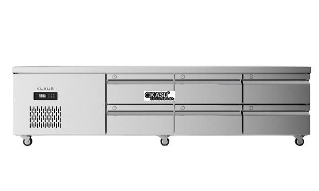 ban mat 6 ngan keo inox klaus kbu-1.1-6 hinh 0