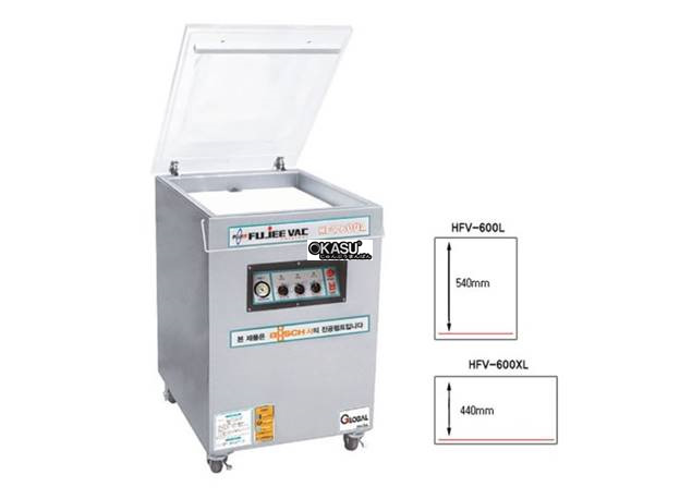 may dong goi hut chan khong fujee hfv-600l/ hfv-600xl hinh 0