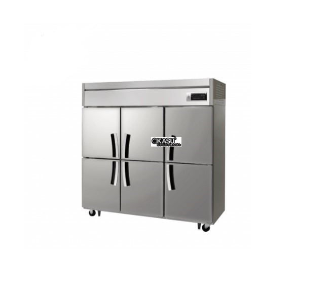 tu mat dung 6 canh inox dung tich 1.700 lit fujee hinh 0