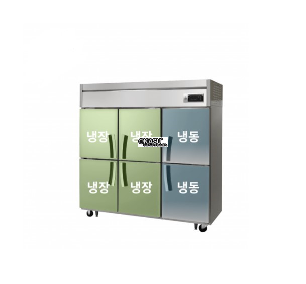 tu dong mat dung 6 canh inox dung tich 1.700 lit fujee hinh 1