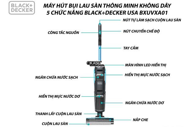 may hut bui lau san thong minh khong day 5 chuc nang black+decker bxuvxa03 hinh 1