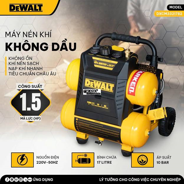 may nen khi khong dau 17l dewalt dxcm3321782 hinh 0