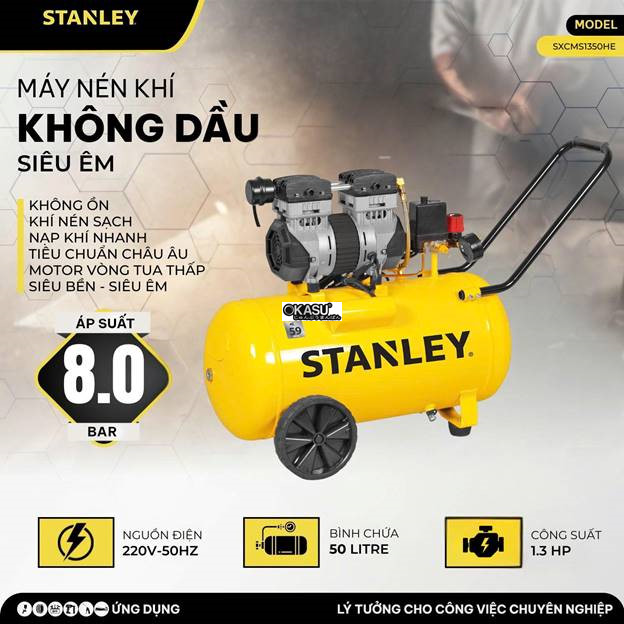 may nen khi khong dau 50l stanley sxcms1350he hinh 0