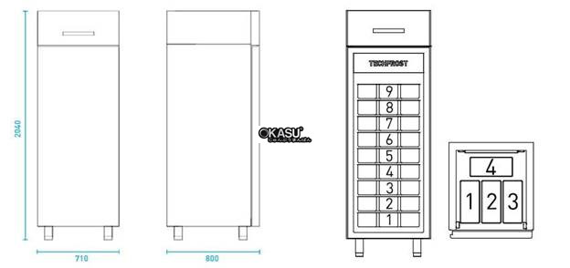 tu cap dong techfrost eg32 plus hinh 1
