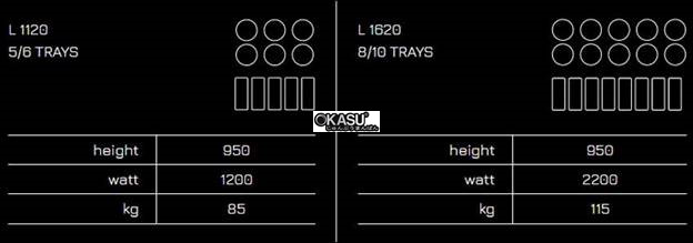 tu trung bay kem gelatec caramel l1600 hinh 2