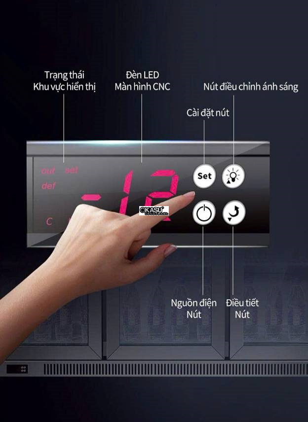 tu minibar inox 3 canh chineng hinh 3