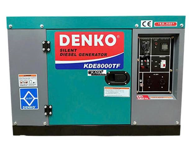 may phat dien chay dau denko kde8000tf (5.0kw) hinh 0