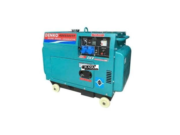 may phat dien chay dau denko kde6500tf (5.0kw) hinh 0