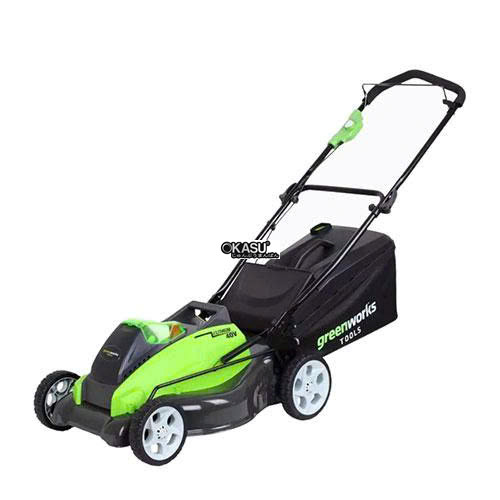 may cat co day tay pin 40v 45cm greenwork g40lm45 (than may) hinh 0
