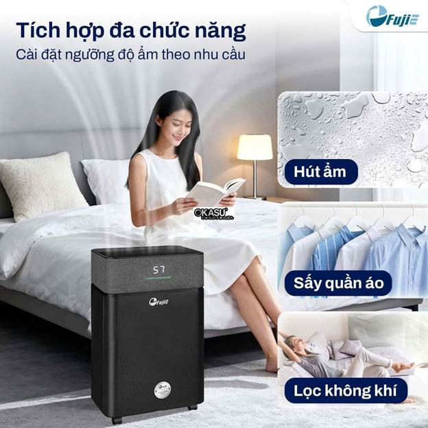may hut am fujie hm-920ed 20 lit/ngay, ket noi wifi hinh 4