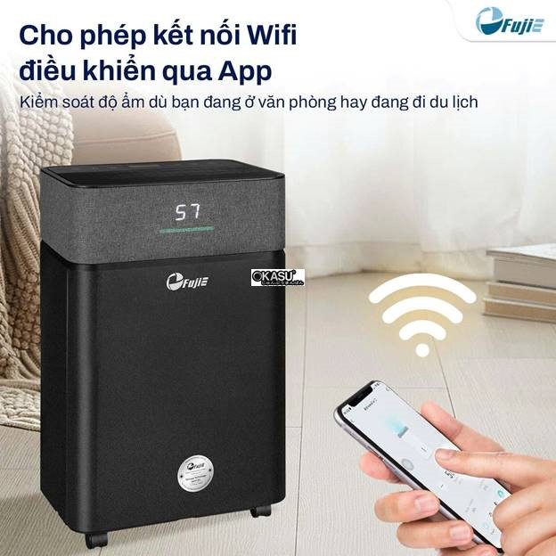 may hut am fujie hm-920ed 20 lit/ngay, ket noi wifi hinh 3