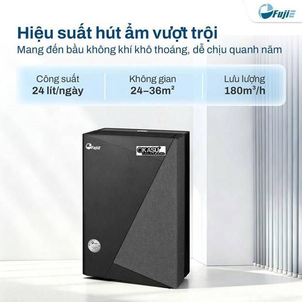 may hut am fujie hm-924ed 24 lit/ngay, ket noi wifi hinh 1