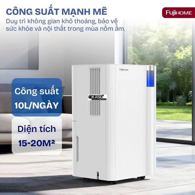 may hut am fujihome dh10new cong suat 10 lit/ngay hinh 1