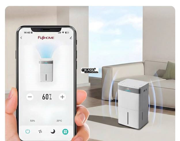 may hut am fujihome dh30nw (30 lit/ngay) ket noi wifi hinh 1
