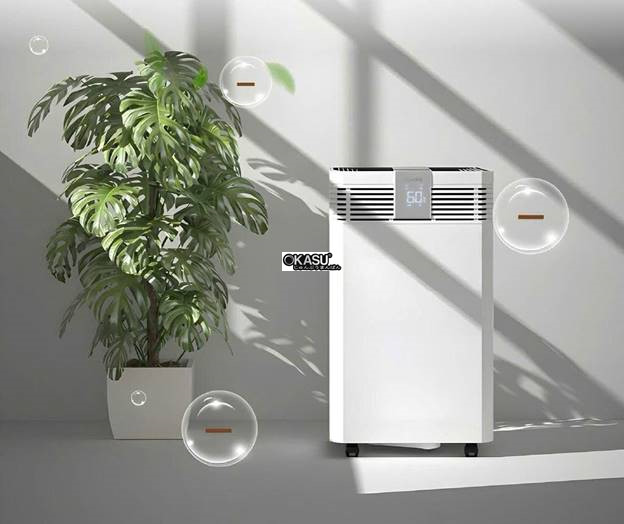 may hut am fujihome dh60w-hepa (60lit/ngay) ket noi wifi, mang hepa hinh 0