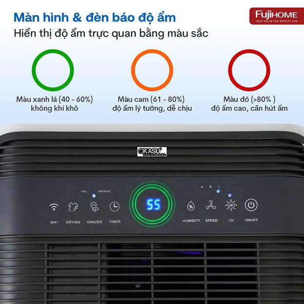 may hut am fujihome dh35w-hepa (35lit/ngay) ket noi wifi hinh 5