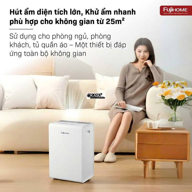 may hut am fujihome dh14w-hepa (14lit/ngay) hinh 0