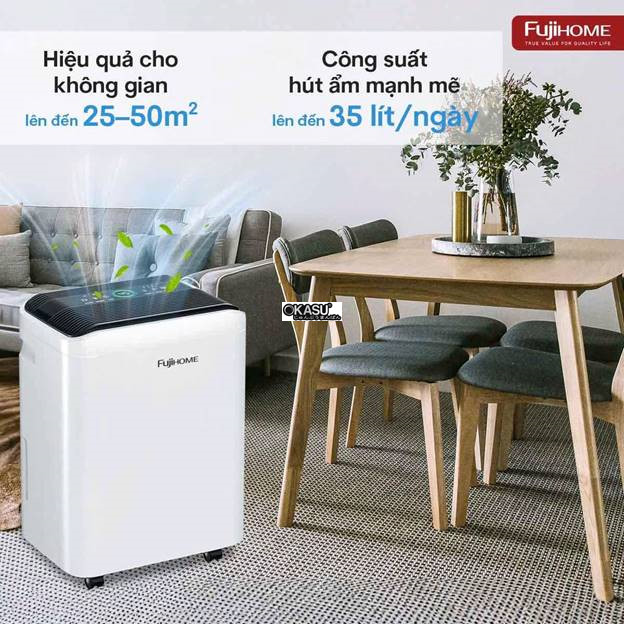 may hut am fujihome dh35w-hepa (35lit/ngay) ket noi wifi hinh 1