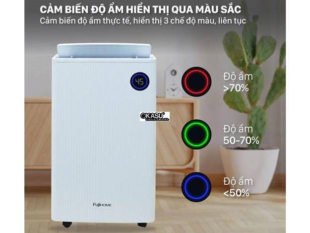 may hut am fujihome dh25w-hepa-new (25lit/ngay) ket noi wifi, mang hepa hinh 4
