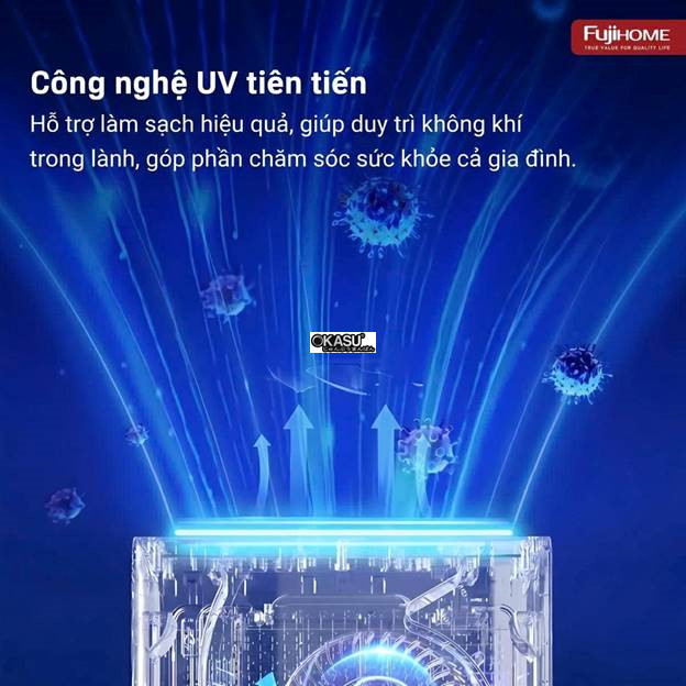may hut am fujihome dh14w-hepa (14lit/ngay) hinh 2