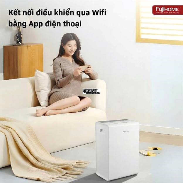 may hut am fujihome dh14w-hepa (14lit/ngay) hinh 3