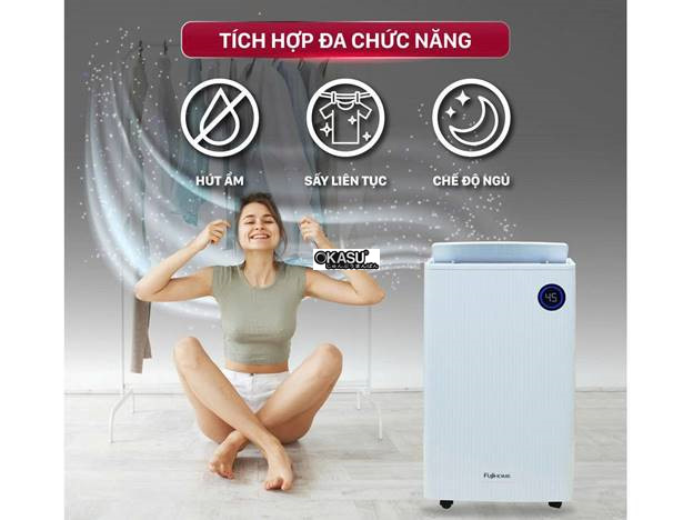 may hut am fujihome dh25w-hepa-new (25lit/ngay) ket noi wifi, mang hepa hinh 3