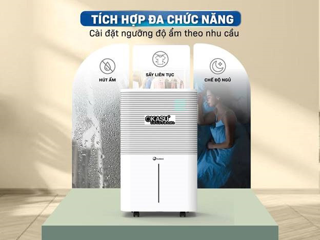 may hut am fujihaia dh25w cong suat 25 lit/ngay, co ket noi wifi hinh 2