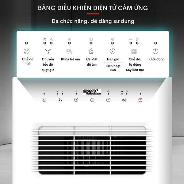 may hut am fujihome dh16w cong suat 16 lit/ngay, ket noi wifi hinh 4