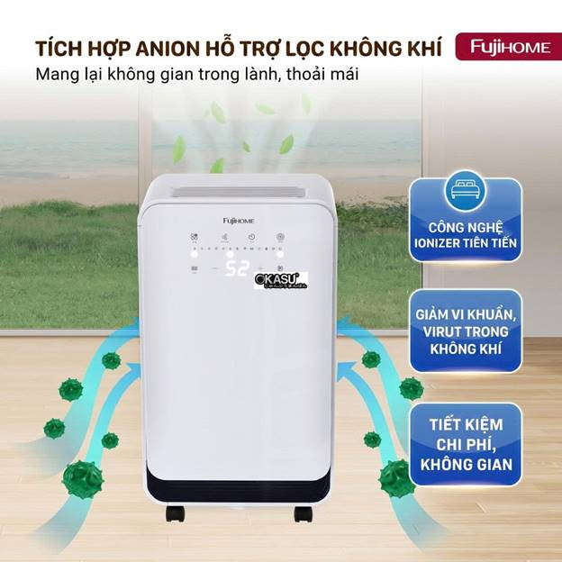 may hut am fujihome dh10 cong suat 10 lit/ngay hinh 1