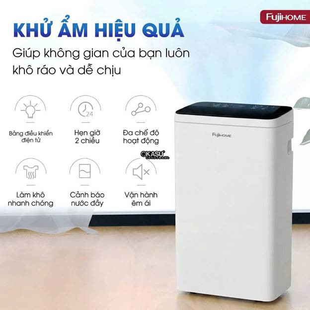 may hut am fujihome dh10lite cong suat 10 lit/ngay hinh 1
