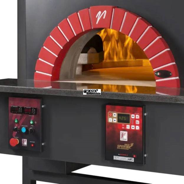 lo nuong pizza valoriani rotativo 100 – gas/wood hinh 0