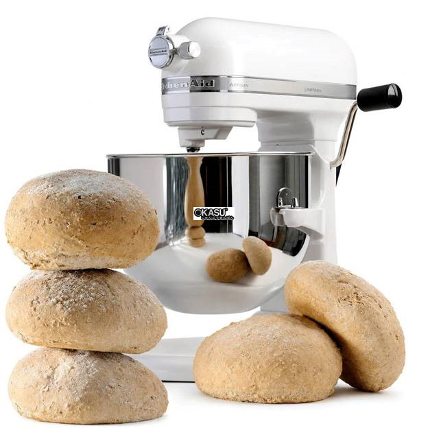 may tron bot kitchenaid 7qt 6.9l mau trang – 220 volt hinh 0
